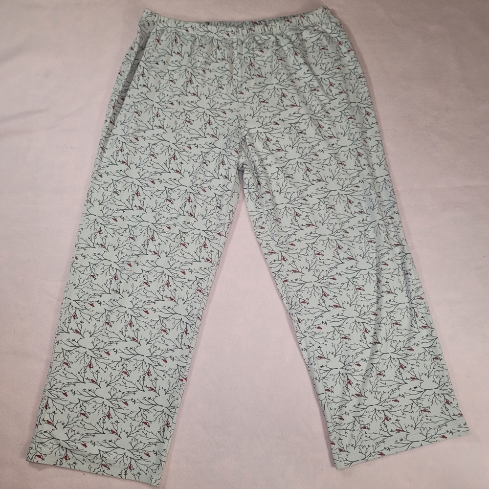 0864. EUC ~ Soft Sensations ~ Cardinal Print ~ Pajama Pants ~ So Snuggly!